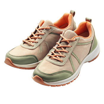 Pair of casual sneakers for walking png