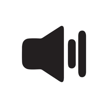 Sound Music notes, song, melody or tune flat icon for musical apps and websites vector