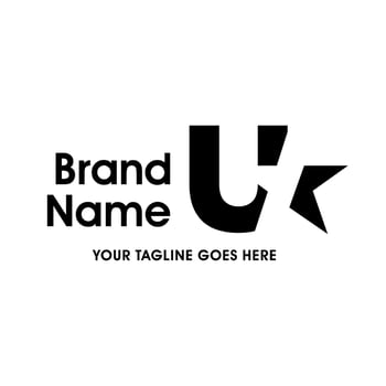 Simple and Memorable Initial U Star Logo vector