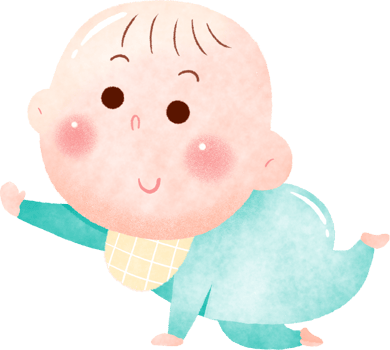 Cartoon Baby character. Cute baby. png
