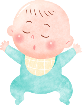 Cartoon Baby character. Cute baby. png