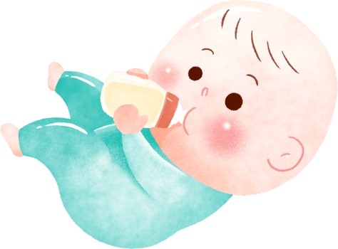 Cartoon Baby character. Cute baby. png