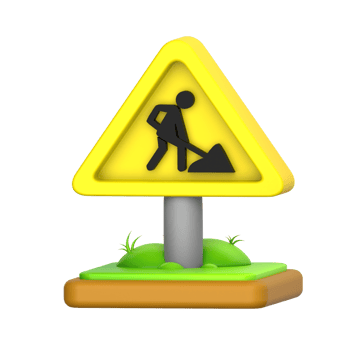 Work In Progress 3D Icon png