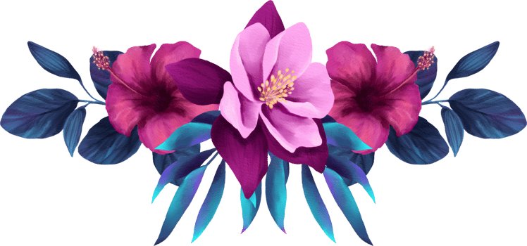Vibrant Orchid Flora Watercolor Illustration png