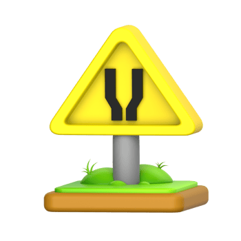 Bridge Ahead 3D Icon png