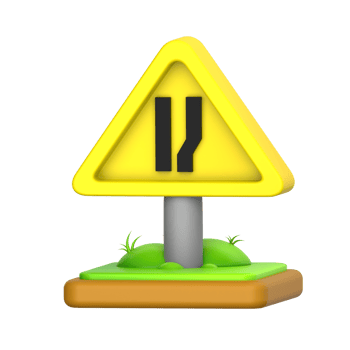 Bridge Ahead 3D Icon png
