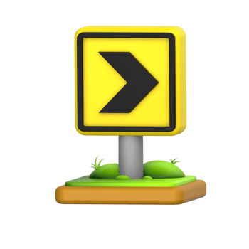 Chevron Sign 3D Icon png