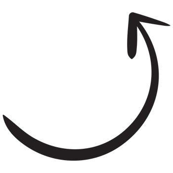 Hand drawn arrow symbol icons. png