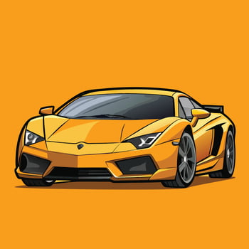 sports car illustration vector