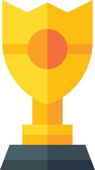 reward illustration, icon or symbol vector