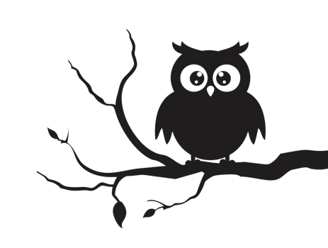 Owl Silhouette Cut Out png