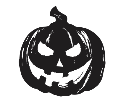 Halloween Pumpkin Grunge Silhouette png