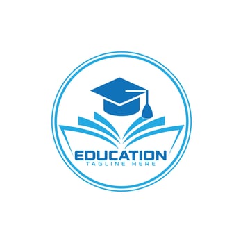 Education logo design, study logo vector