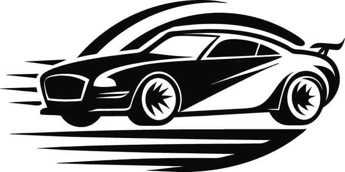 A Silhouette Car vector