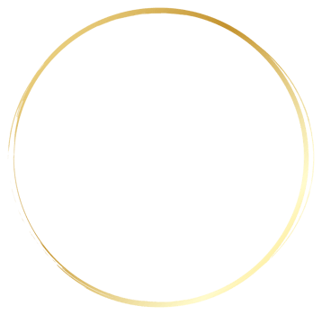 gold circle line border png