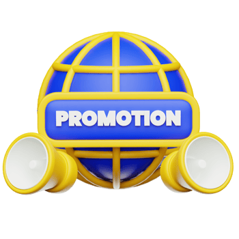 Promotion ADS 3D Illustration png