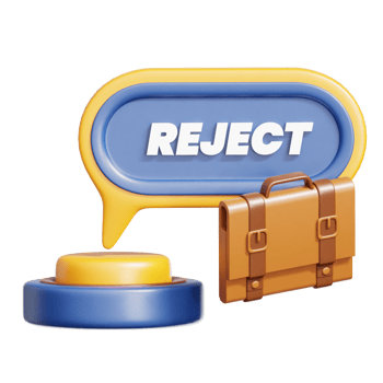 Reject 3D Illustration png