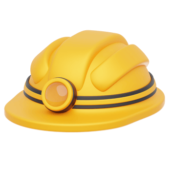 Hard Helmet 3D Illustration png