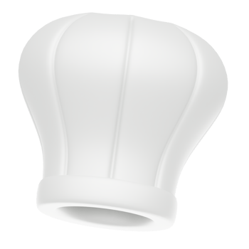 Chef Hat 3D Illustration png