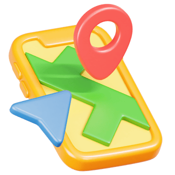 Travel Location 3D Illustration png