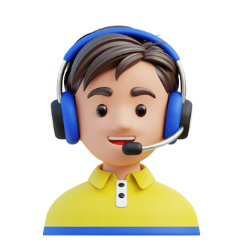 Call Operator 3D Illustration png