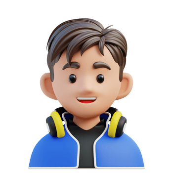 Gamer Avatar 3D Illustration png