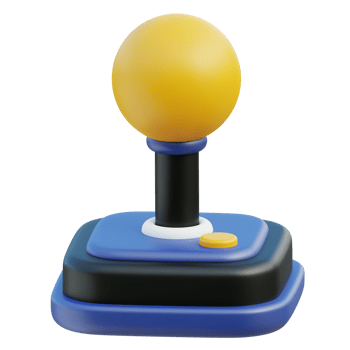Retro Controller 3D Illustration png