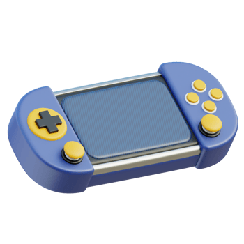 Handheld Console 3D Illustration png