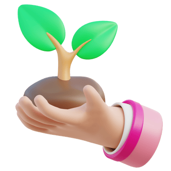 Plant A Tree 3D Illustration png