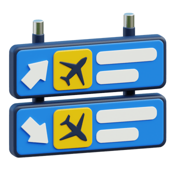 Direction 3D Illustration png