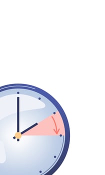 Change your clock. Turning to summer or winter time vector