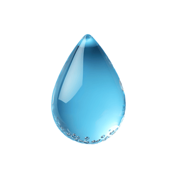 drop of water. Blue water drop top view. Water drop for skin hydration and skincare concept of organic and plant based ingredients. Water splash for skin hydration png