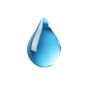 drop of water. Blue water drop top view. Water drop for skin hydration and skincare concept of organic and plant based ingredients. Water splash for skin hydration png