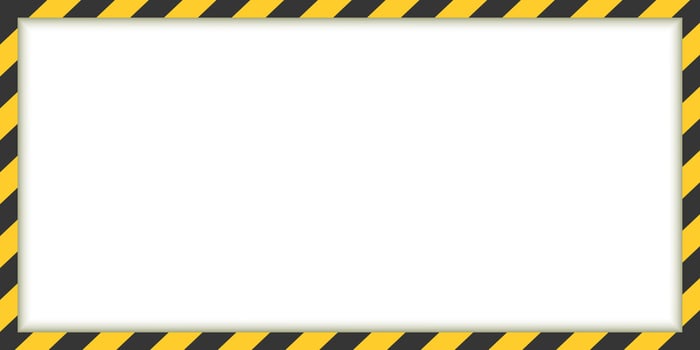 Caution, warning icon in flat style. Stop illustration on isolated background. Do not enter sign business concept. vector
