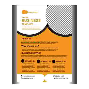 Corporate business flyer design template vector