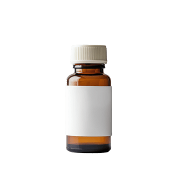 a bottle of essential oil on a transparent background png