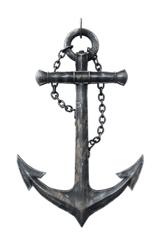 Anchor isolated against a transparent background png