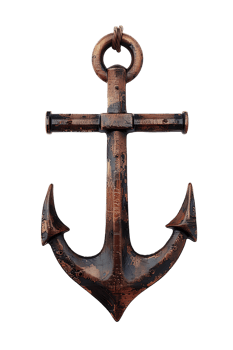 Anchor isolated against a transparent background png