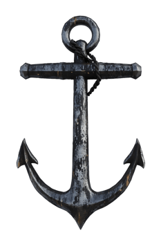 Anchor isolated against a transparent background png