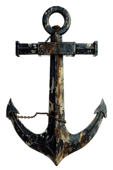 Anchor isolated against a transparent background png
