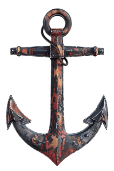 Anchor isolated against a transparent background png