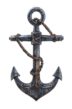 Anchor isolated against a transparent background png