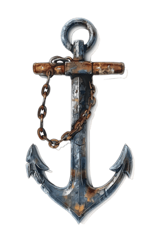 Anchor isolated against a transparent background png