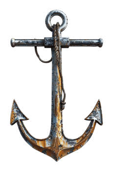 Anchor isolated against a transparent background png