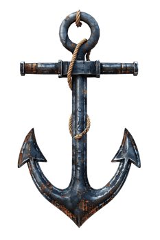 Anchor isolated against a transparent background png
