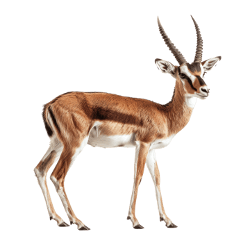 Gazelle full body view png