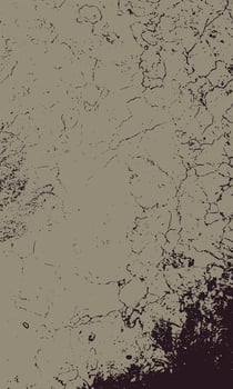 Abstract cracked ground surface grunge background vector