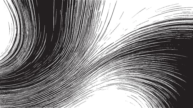 Random Black Brush Stroke Art for Monochrome Overlay Textures vector
