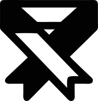 Art work of ribbonicon vector