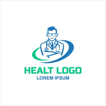 Physician doctor - a provider of patient care flat icon vector